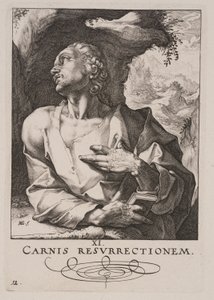 St Jude Thaddée, du Christ, des Apôtres et de St Paul avec le Credo - Hendrick Goltzius