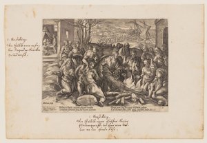 Saint Paul mordu par la vipère, extrait des Actes des Apôtres (Acta Apostolorum) - Hendrick Goltzius