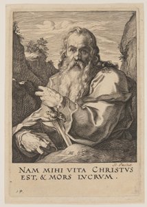 St Paul, du Christ, des Apôtres et de St Paul avec le Credo - Hendrick Goltzius