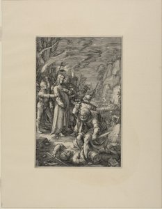 La Trahison du Christ, planche trois de La Passion du Christ - Hendrick Goltzius