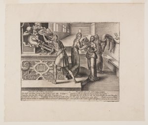 Le coût des litiges, extrait de Litis Abusus (Les abus de la loi) - Hendrick Goltzius