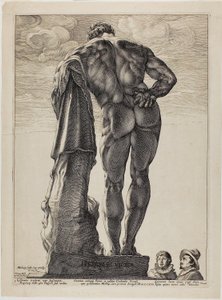 Hercule Farnèse, planche une des Trois célèbres sculptures antiques