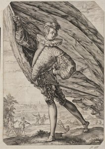 Le grand porte-étendard - Hendrick Goltzius