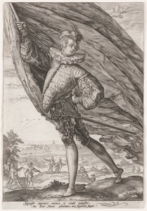 Le grand porte-étendard - Hendrick Goltzius