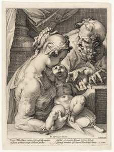 La Sainte Famille - Hendrick Goltzius