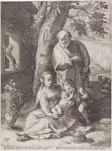 La Sainte Famille avec l