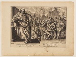 Le martyre de saint Barthélemy, extrait du Martyre du Christ et des Apôtres