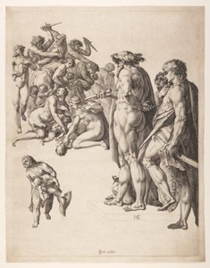 Le massacre des innocents - Hendrick Goltzius
