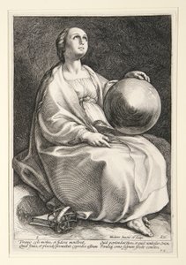 Les neuf muses - Hendrick Goltzius