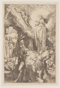 La Résurrection, tirée de La Passion - Hendrick Goltzius