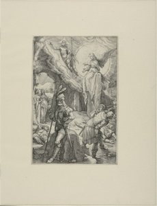 La Résurrection, planche douze de La Passion du Christ - Hendrick Goltzius