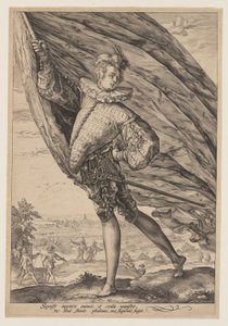 Le porte-étendard - Hendrick Goltzius