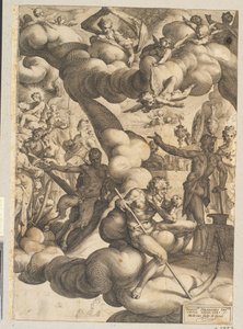 Le mariage de Cupidon et Psyché - Hendrick Goltzius