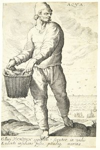 Eau (Aqua) - Hendrick Goltzius