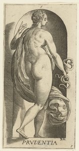Prudence (Les sept vertus) - Hendrick Goltzius