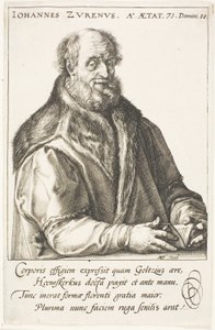 Zuren, Jan van (1517-1591) éditeur, bourgmestre de Haarlem - Hendrick Goltzius