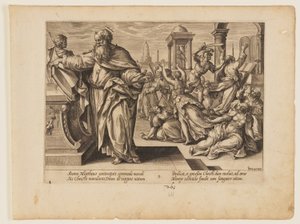 e martyre de saint Matthieu, extrait du Martyre du Christ et des Apôtres