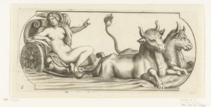 Europe sur un char (Nouveau Livre des Dieux et Déesses De la Marine) - Hendrick de Keyser (I)