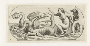 Déesse sur un char (Nouveau Livre des Dieux et Déesses de la Marine) - Hendrick de Keyser (I)