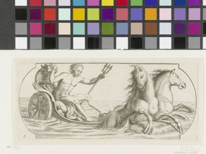 Neptune sur un char (Nouveau Livre des Dieux et Déesses de la Marine) - Hendrick de Keyser (I)