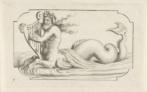 Triton jouant de la harpe - Hendrick de Keyser (I)