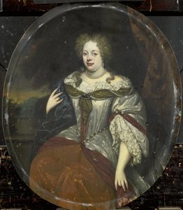 Portrait de Frouck, baronne van Aylva, épouse de Hans Willem van Aylva après 1658 - Hendrick de Valk