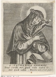 Sainte Catherine de Sienne - Hendrick van Schoel