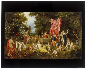 Une allégorie des cinq sens - Hendrick van and Brueghel Jan (1568 1625) Balen