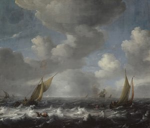 Paysage marin - Hendrick van de Sande Bakhuyzen