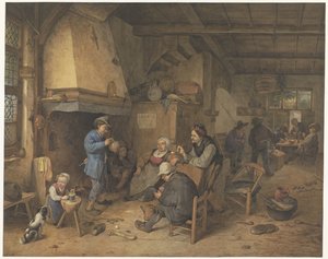 Compagnie de paysans à l