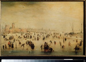 Patineurs sur glace