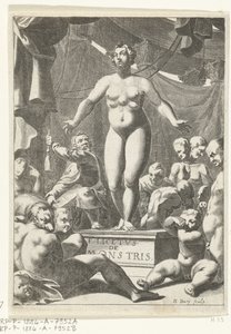 Femme nue avec cinq seins - Hendrik Bary