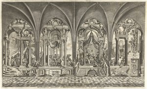 Peintures dans le réfectoire de l