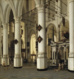 Interieur de la nouvelle eglise de Delft