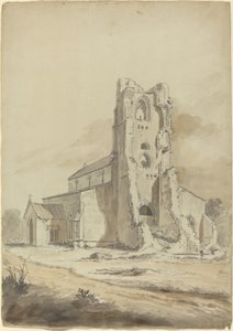 Église en ruines - Hendrik Frans de Cort