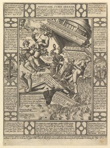 Aedificare Super Arenam, des Allégories de la Foi Chrétienne, de Christian et P..., 1575-1617 - Hendrik Goltzius