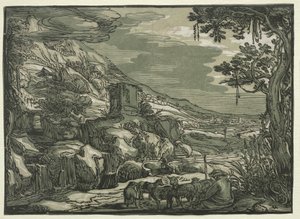 Paysage arcadien, vers 1615