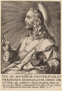 Christ en Salvator Mundi - Hendrik Goltzius