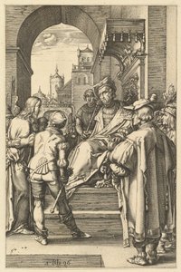 Le Christ devant Pilate, de La Passion du Christ, 1596
