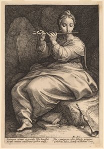 Euterpe - Hendrik Goltzius