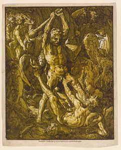 Hercule et Cacus, 1588 - Hendrik Goltzius