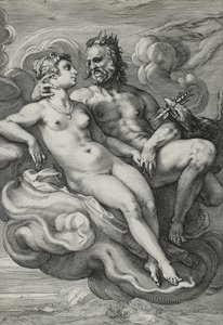 Jupiter et Junon, c.1593-94 - Hendrik Goltzius