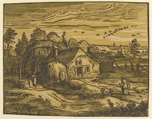 Paysage avec cottage