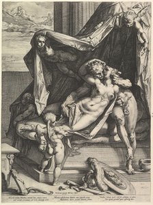 Mars et Vénus, 1588 - Hendrik Goltzius