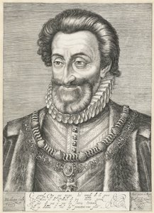 Portrait du roi Henri IV de France, c.1600 - Hendrik Goltzius