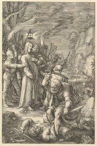 La trahison du Christ, de La Passion du Christ, 1598 - Hendrik Goltzius