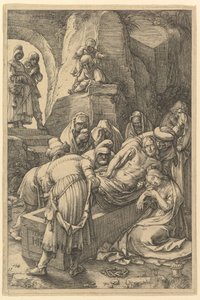 La Mise au tombeau, de La Passion du Christ - Hendrik Goltzius
