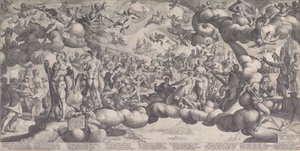 Le festin des dieux au mariage de Cupidon et Psyché