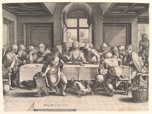La Cène - Hendrik Goltzius