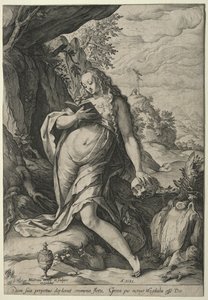 La Madeleine en pénitence - Hendrik Goltzius